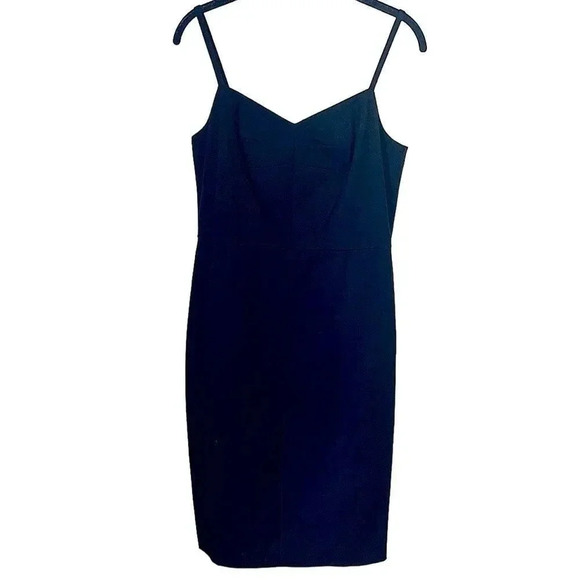 NWT Banana Republic black spaghetti strap dress - Picture 2 of 11